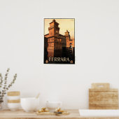 FERRARA NORTH ITALIË Vintage Tour Vintage Poster (Keuken)