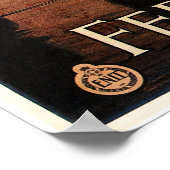 FERRARA NORTH ITALIË Vintage Tour Vintage Poster (Hoek)