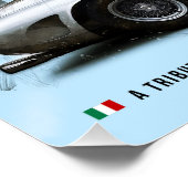 Ferrari 250GTO Silver Tribute Perfect Poster (Hoek)