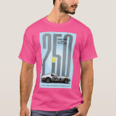 Ferrari 250GTO Zilver Tribute T-shirt (Voorkant)