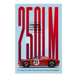 Ferrari 250LM Tribute Perfect Poster