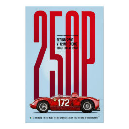 Ferrari 250P Tribute Perfect Poster