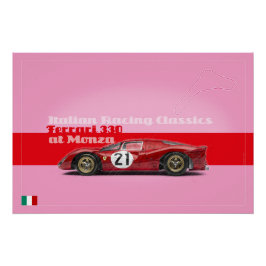 Ferrari 330 at Monza Perfect Poster