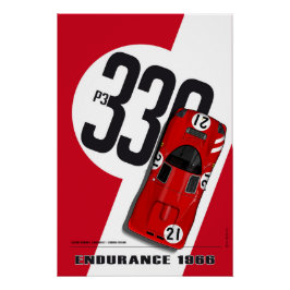 Ferrari 330 Bandini-Guichet Perfect Poster