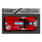 Ferrari 412 No.23 Perfect Poster (Voorkant)
