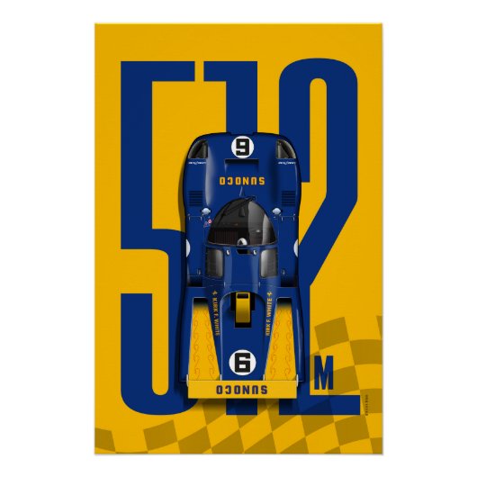 Ferrari 512M Daytona 71 Top Tribute Perfect Poster (Voorkant)