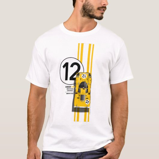 Ferrari 512S No.12 T-shirt (Voorkant)