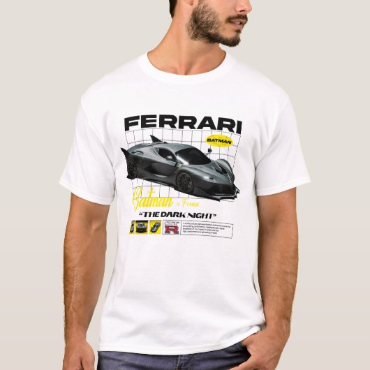 Ferrari batman t-shirt (Voorkant)