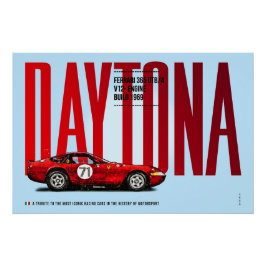 Ferrari Daytona GTB/4 Perfect Poster