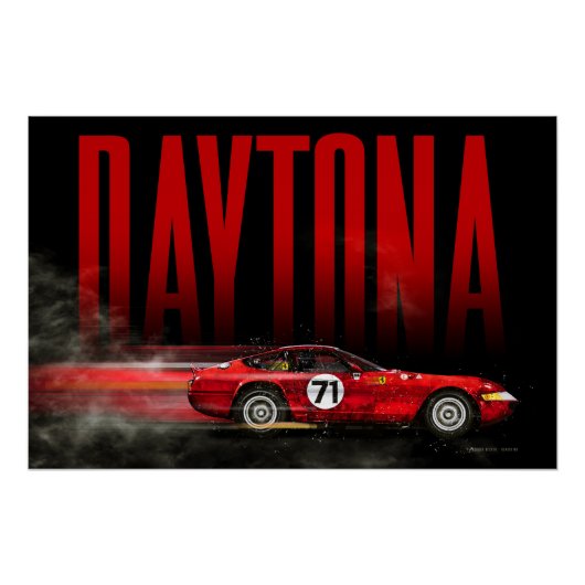 Ferrari Daytona Perfect Poster (Voorkant)