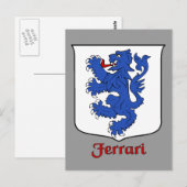 Ferrari Family Shield Briefkaart (Voorkant / Achterkant)