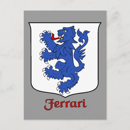 Ferrari Family Shield Briefkaart (Voorkant)