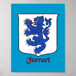 Ferrari Family Shield Print