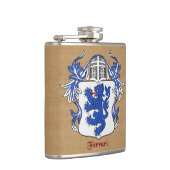 Ferrari Heraldic Shield met helm en mantel Heupfles (Rechts)