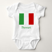 Ferrari Italiaanse vlag Romper (Voorkant)