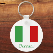 Ferrari Italiaanse vlag Sleutelhanger (Voorkant)