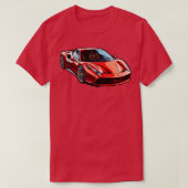 Ferrari Racing auto T-shirt (Design voorkant)