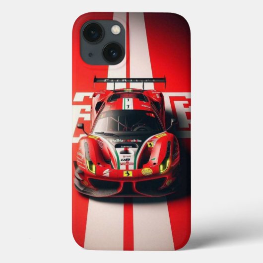 Ferrari Racing Edition: Rosso Corsa Speed A Case-Mate iPhone Case (Achterkant)