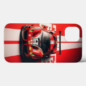 Ferrari Racing Edition: Rosso Corsa Speed A Case-Mate iPhone Case (Achterkant (horizontaal))