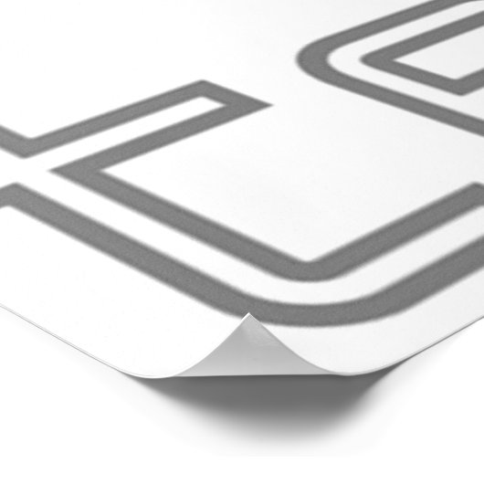 Ferrari Testarossa van Miami Vice Poster (Hoek)