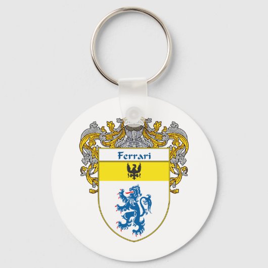 Ferrari Wapenstaart (Beheerd) Sleutelhanger (Voorkant)