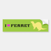 Ferret (5) bumpersticker (Voorkant)