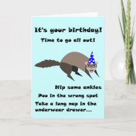Ferret Birthday Kaart
