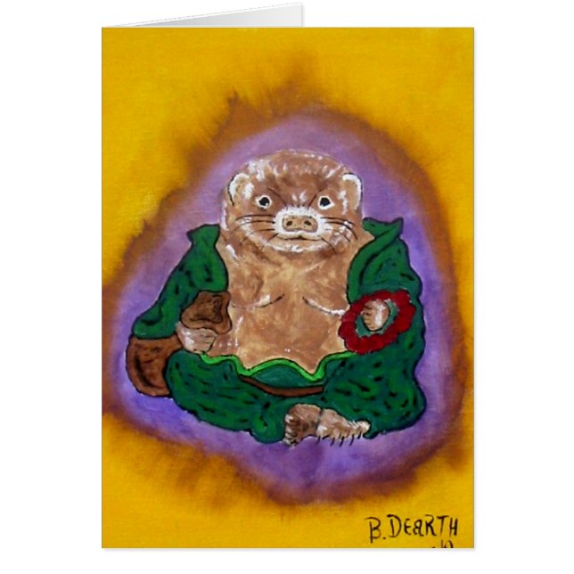 ferret buddha (Voorkant)