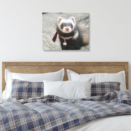 Ferret Canvas Afdruk (Insitu (Slaapkamer))