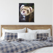 Ferret Canvas Afdruk (Insitu (Slaapkamer))