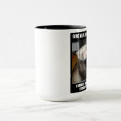 Ferret Coffe-Mok.  Ik heb mijn koffie nog niet geh Mok (Midden)