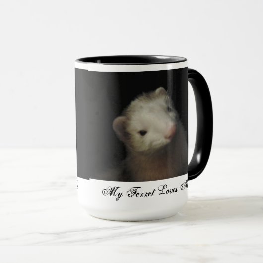 Ferret Coffee Cup Mok (Voorkant rechts)