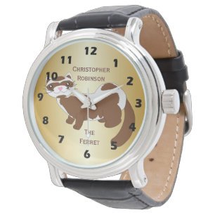 Ferret Design Personalized Horloge