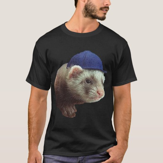 Ferret Draag Pet T-shirt (Voorkant)