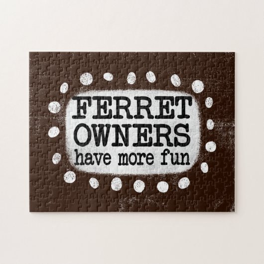 Ferret-eigenaren hebben meer leuke puzzel (Horizontaal)