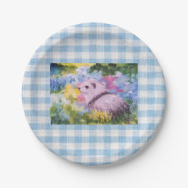 Ferret en Bloemen Party Paper Bord