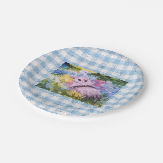 Ferret en Bloemen Party Paper Bord (Gekanteld)