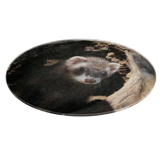 Ferret Face Snijplank (Hoek)