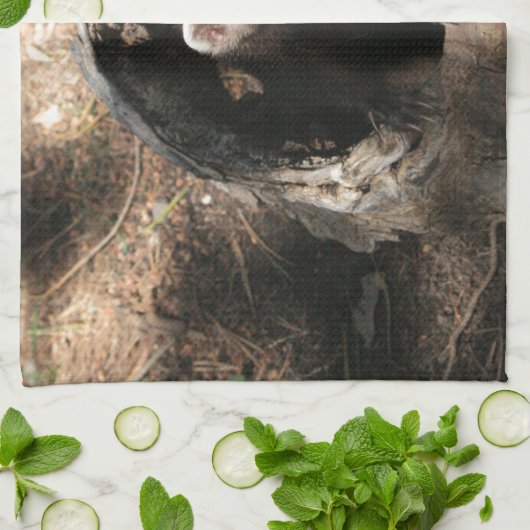 Ferret Face Theedoek (Gevouwen)