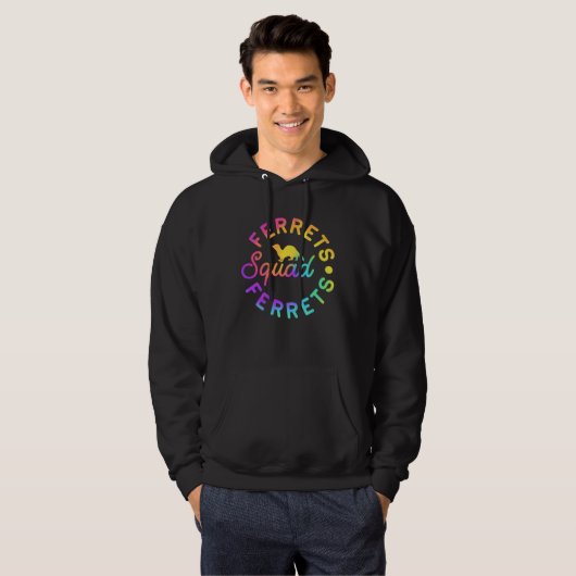 Ferret Ferrets Squad Hoodie (Voorkant volledig)