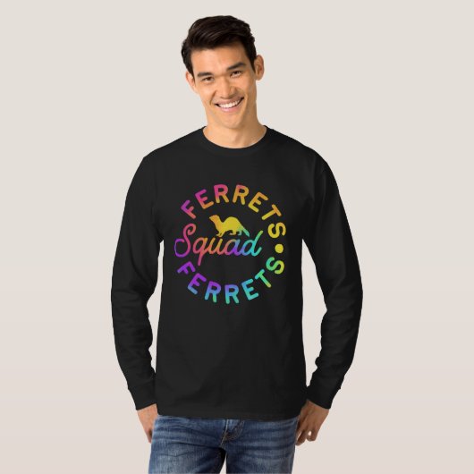 Ferret Ferrets Squad T-shirt (Voorkant volledig)