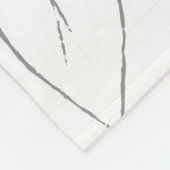 Ferret Floral  Print Fleece Deken (Hoek)