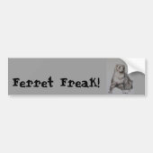 Ferret Freak! Bumpersticker (Voorkant)