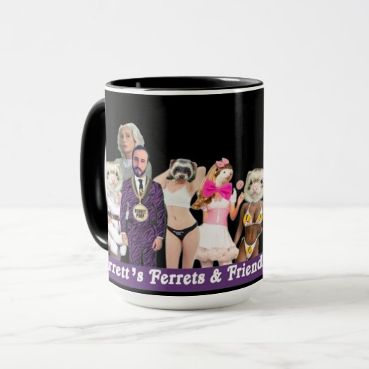 Ferret FREAKS Mok (Voorkant links)