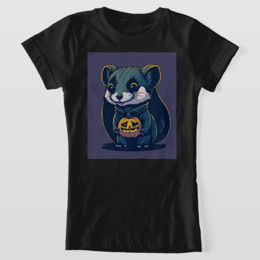 Ferret gevleugelde krijger t-shirt (Laagn)