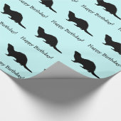 Ferret Happy Birthday Cadeaupapier (Hoek)