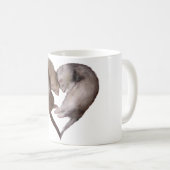 Ferret Heart Mok (Voorkant rechts)