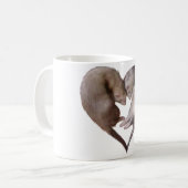 Ferret Heart Mok (Voorkant links)