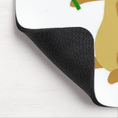 Ferret Holding A Flower Mousepad Muismat (Hoek)
