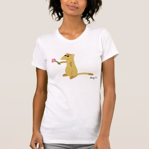 Ferret Holding A VloerShirten T-shirt